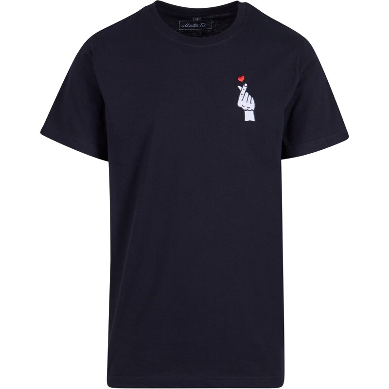 Mister Tee Tričko Love Sign krvavo červená / čierna / biela 57517196
