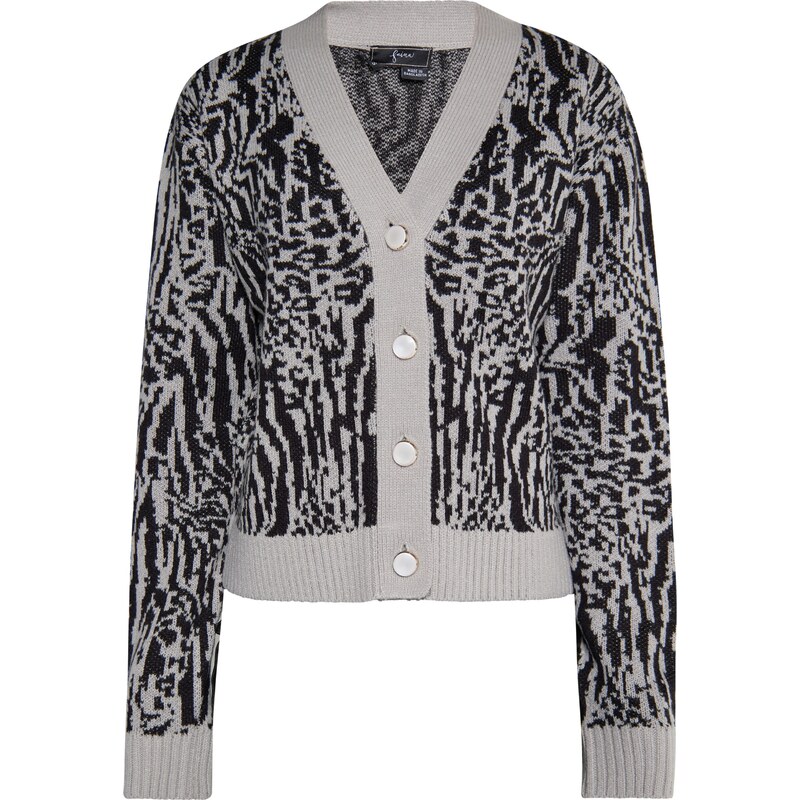 faina Kardigán Aleva sivá / čierna 54270756