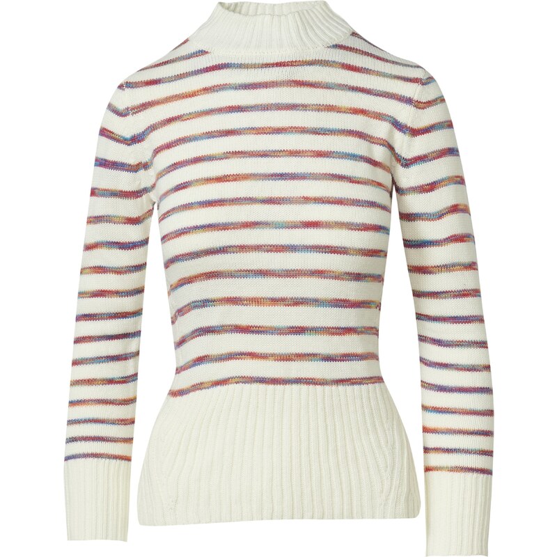 KOROSHI Sveter hnedá melírovaná / šedobiela 54270996