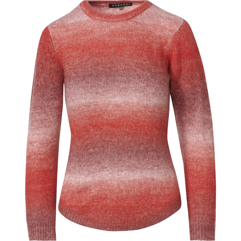 KOROSHI Sveter červená melírovaná 66865677