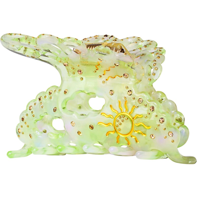 Maanesten Bižutéria do vlasov zlatá / svetlozelená / biela 54273492