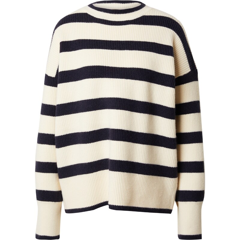 Nasty Gal Sveter béžová / námornícka modrá 54276015