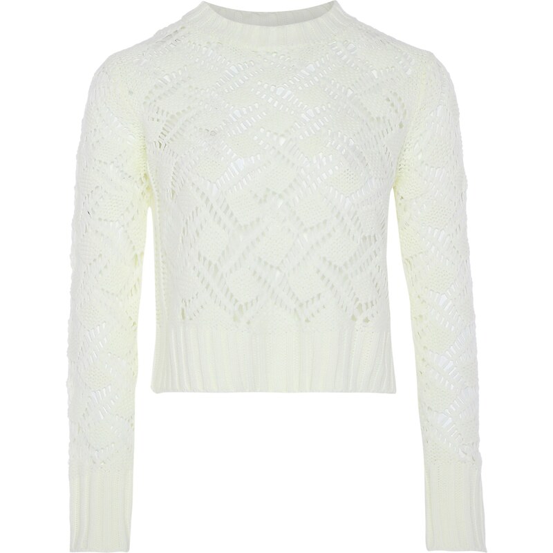 swirly Sveter biela ako vlna 54276943