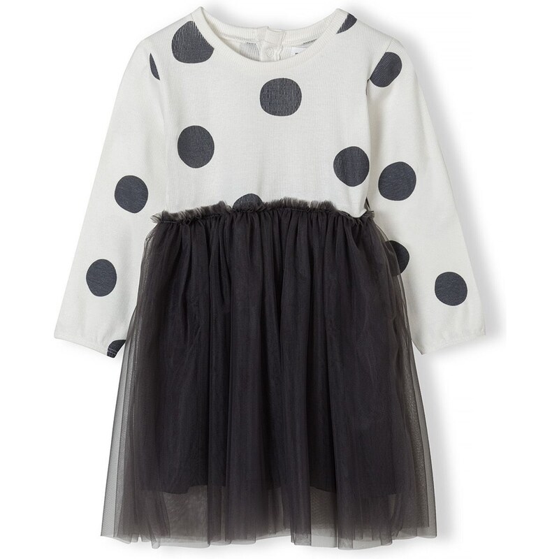 MINOTI Šaty čierna / biela ako vlna 54280894