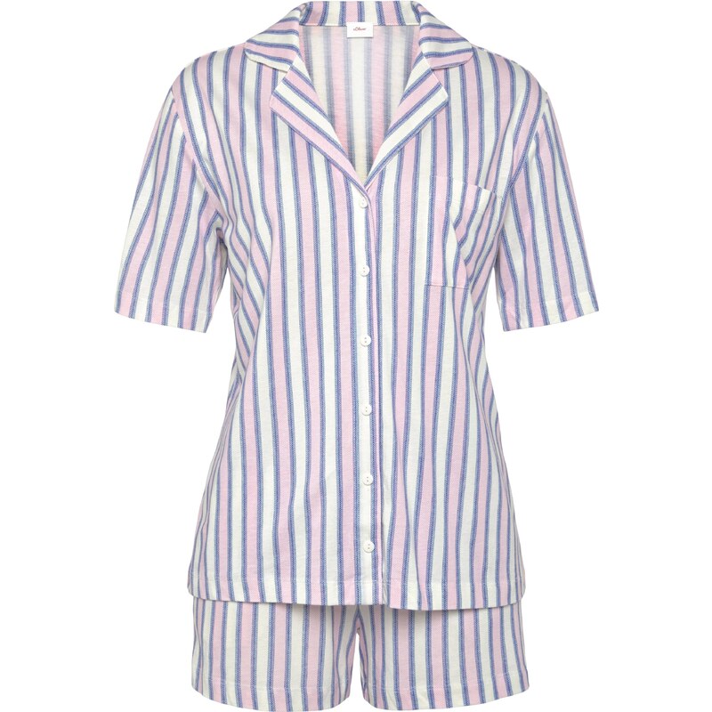 s.Oliver Kraťasy modrá / ružová / šedobiela 54284439