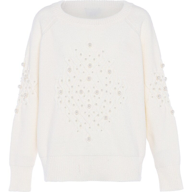 faina Sveter biela ako vlna 54284514