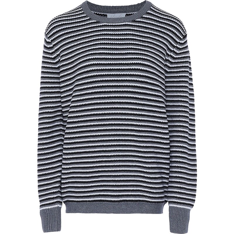 BLONDA Sveter sivá / biela 54284575