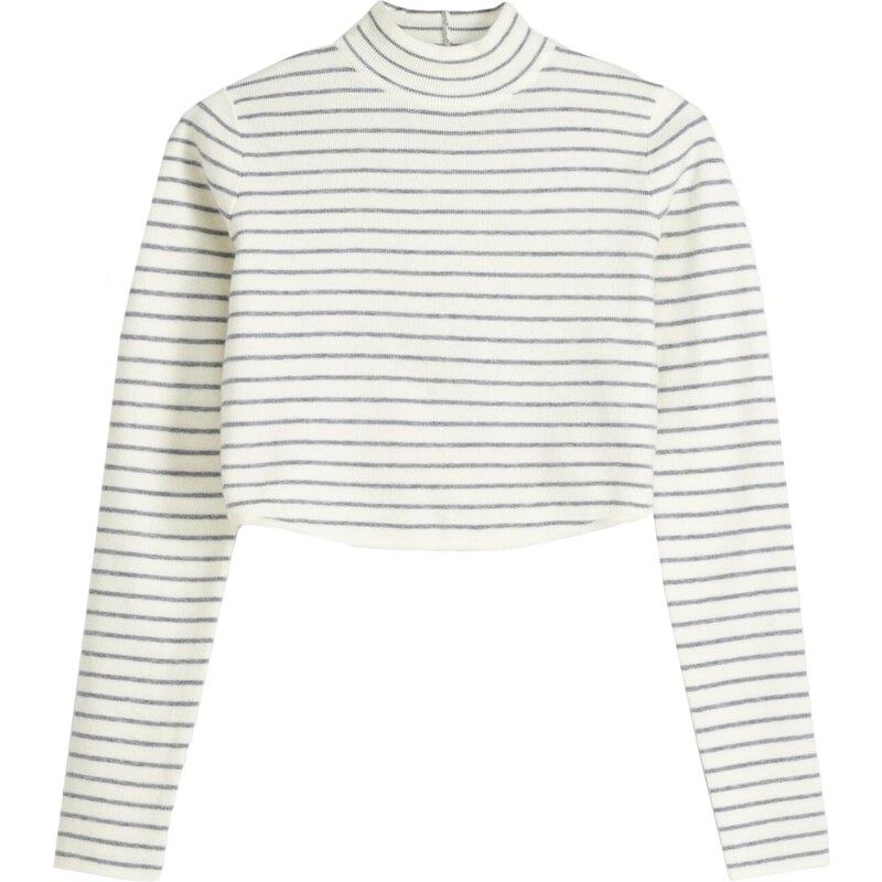 Bershka Sveter sivá / svetlosivá 54284695