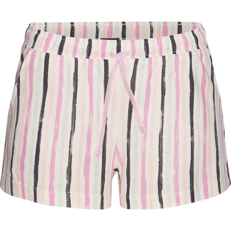 VIVANCE Pyžamové nohavice Dreams ružová / čierna / biela 54286459