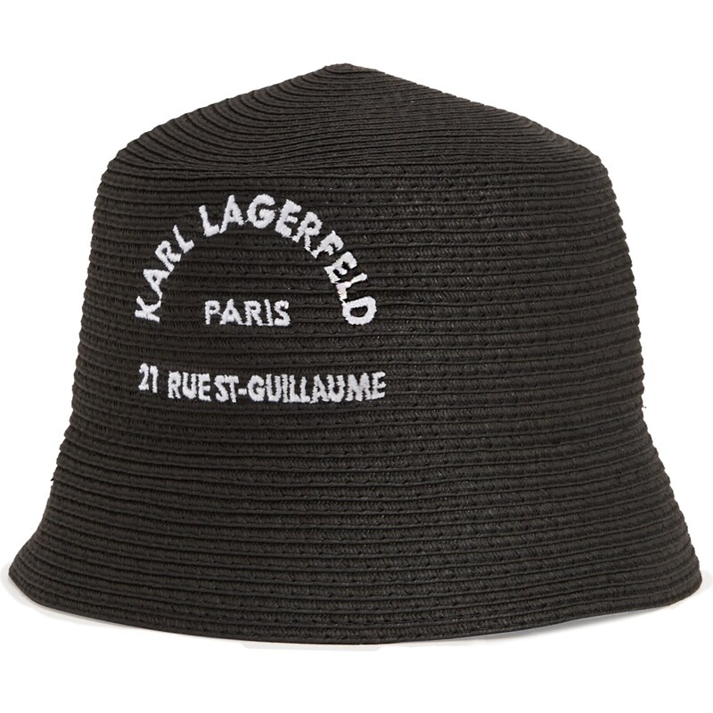 Karl Lagerfeld Klobúk Rue St-Guillaume čierna / biela 54288053