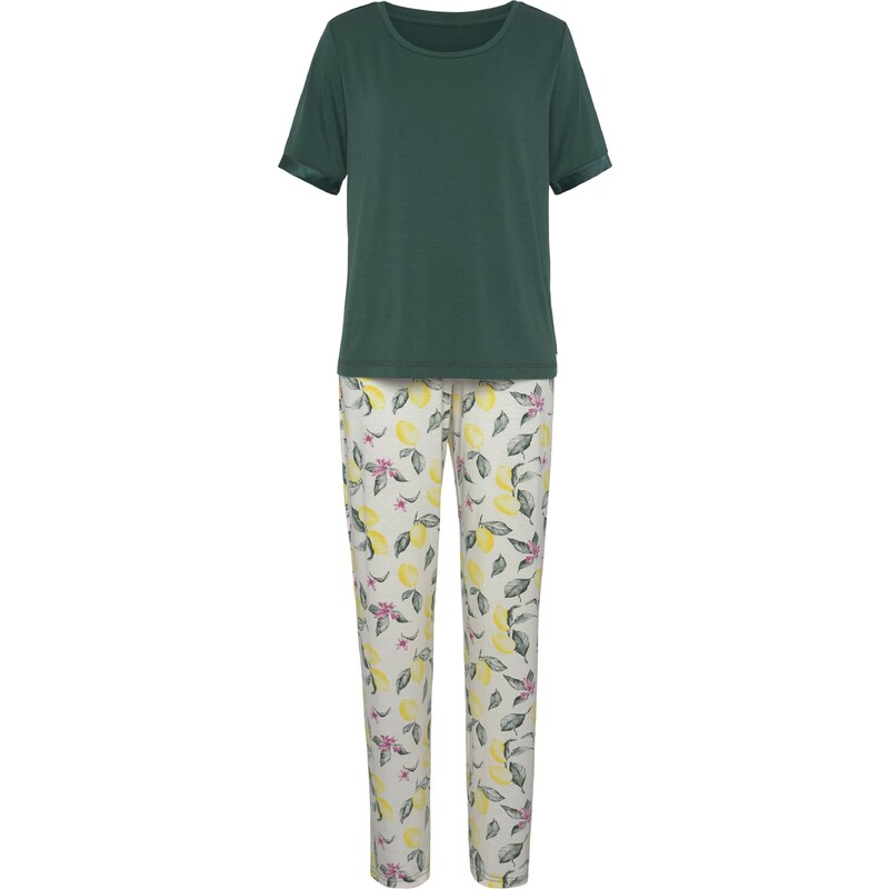 LASCANA Pyžamo LAS Summer Fruits PJ zelená / zmiešané farby 54291733