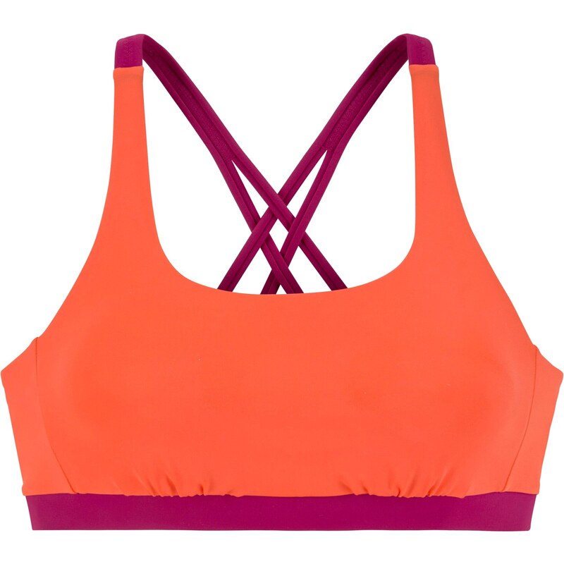 s.Oliver Bikinový top Yella farba lesného ovocia / neónovo oranžová 54291944