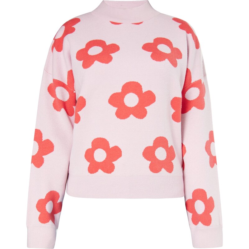 swirly Sveter oranžová / pastelovo ružová 54293428