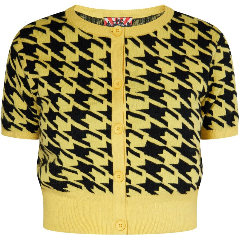 myMo ROCKS Kardigán žltá / čierna 54293454