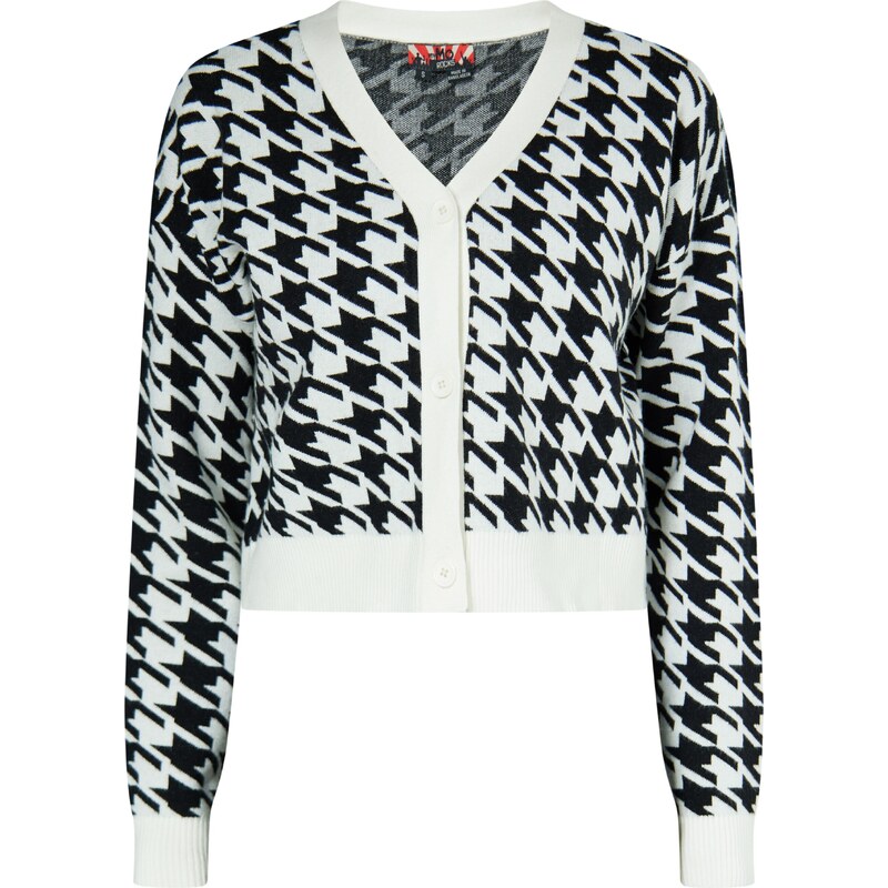 myMo ROCKS Kardigán čierna / biela 54293419