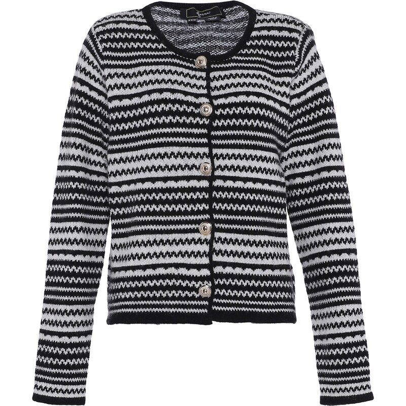 faina Kardigán sivá / čierna 54296760