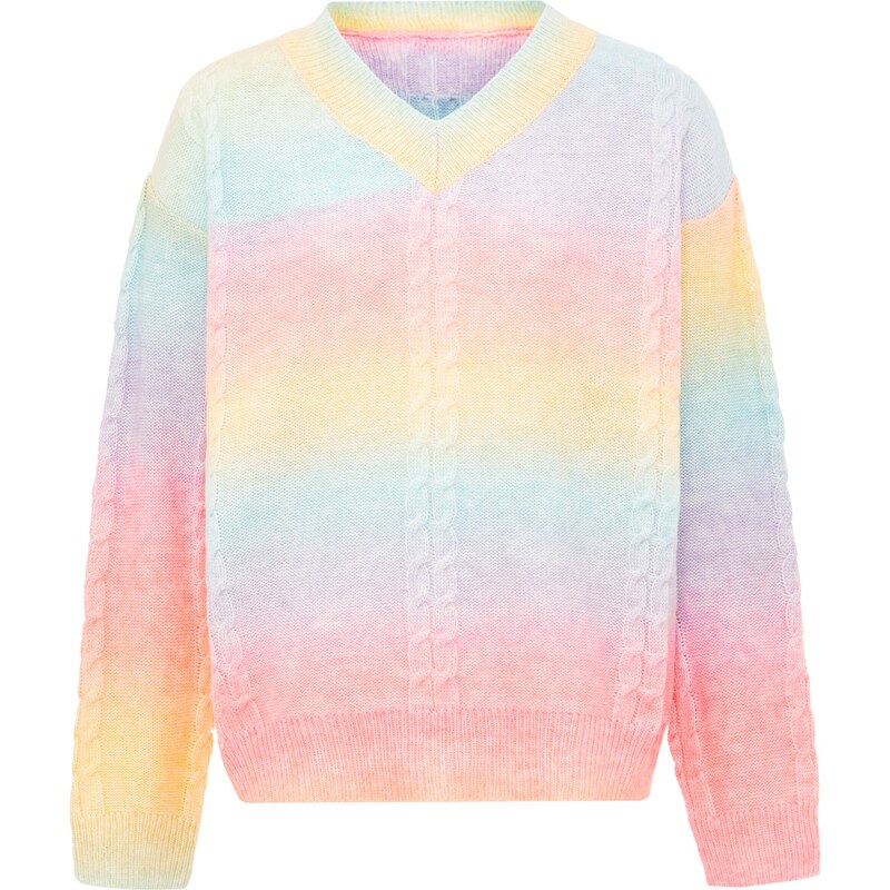 swirly Sveter svetlomodrá / svetložltá / pastelovo fialová / 54296767