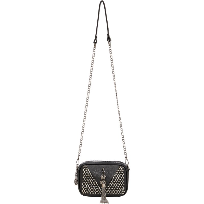 faina Taška cez rameno čierna / strieborná 65870644