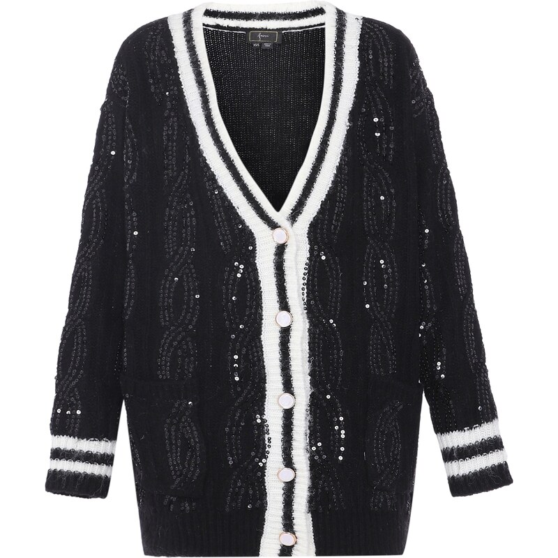 faina Kardigán čierna / biela 54297338