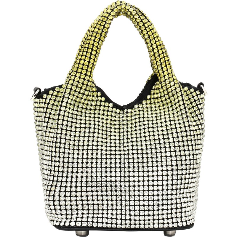 FELIPA Kabelka žltá / čierna / strieborná 54297340