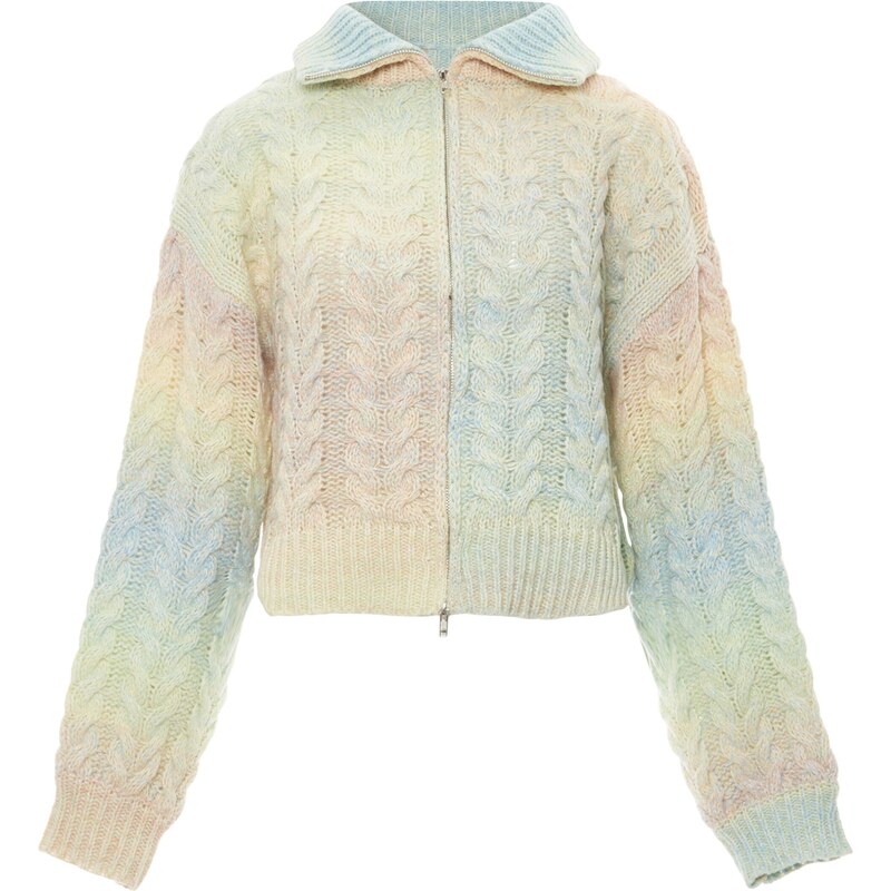 Sookie Kardigán svetlomodrá / svetlozelená / svetloružová 65869394