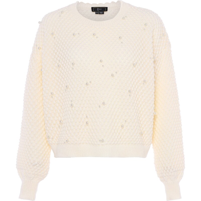 faina Sveter biela ako vlna 54297373