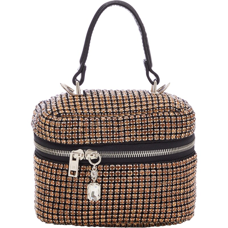 FELIPA Kabelka zlatá / čierna 54297591