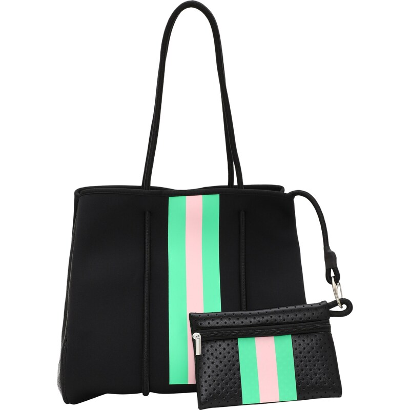NAEMI Shopper svetlozelená / ružová / čierna 65791763