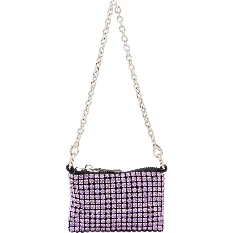 NAEMI Kabelka na rameno ružová / čierna / strieborná 65791783