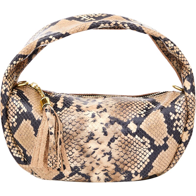 NAEMI Kabelka farba ťavej srsti / svetlobéžová / čierna 65791755