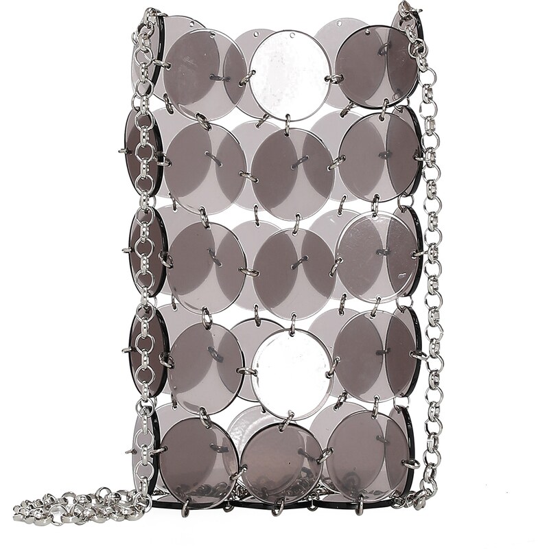 myMo at night Taška cez rameno čierna / strieborná 54298414