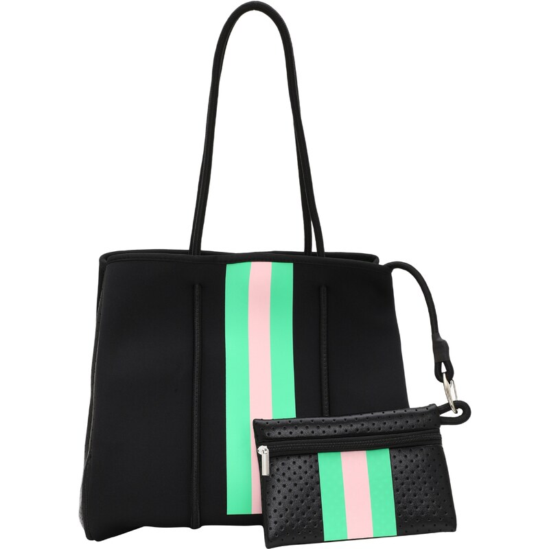 faina Shopper béžová / neónovo zelená / čierna 54299163