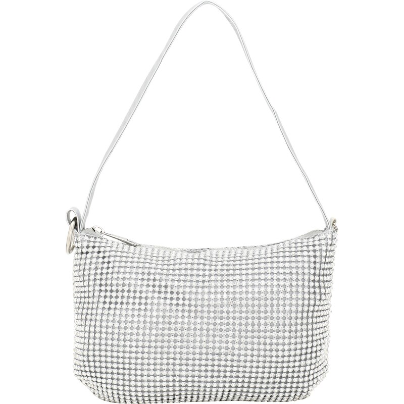 faina Kabelka na rameno strieborná 55779985