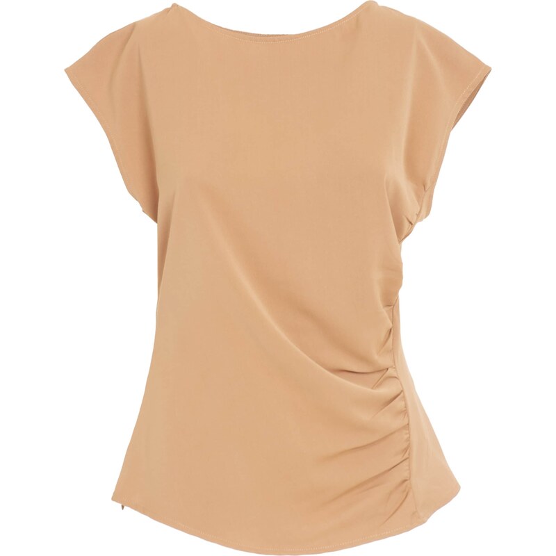 Influencer Tričko farba ťavej srsti 54301330