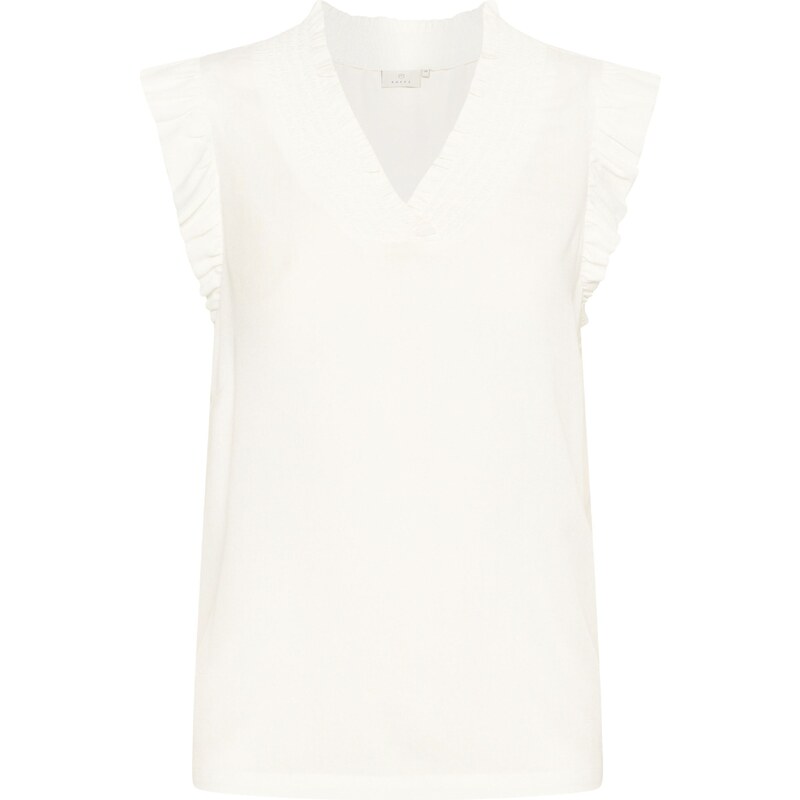 Kaffe Blúzka Dahlia prírodná biela 54301430