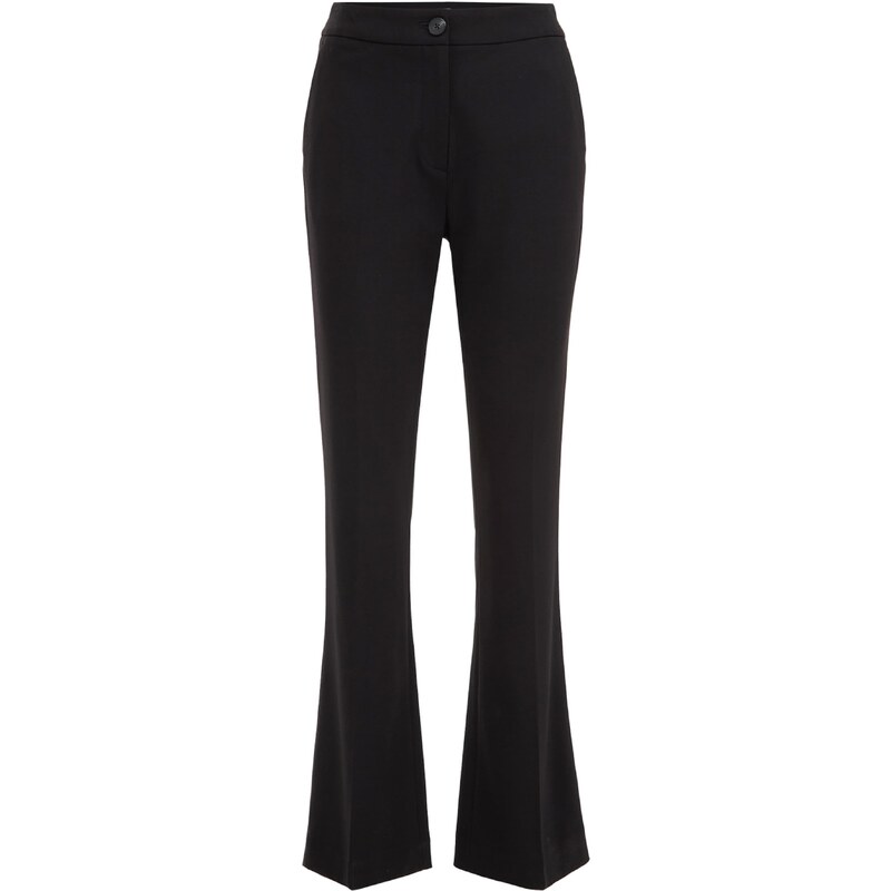 WE Fashion Nohavice s pukmi čierna 54301533