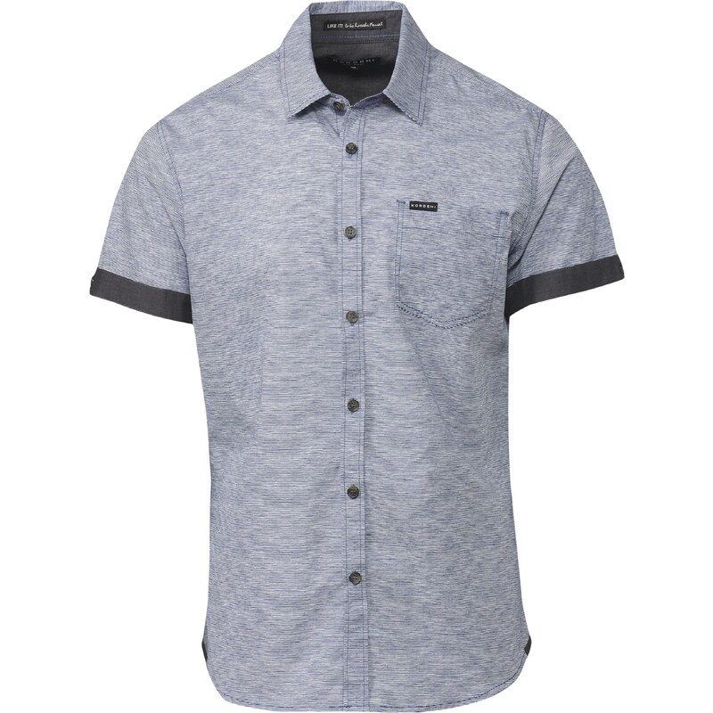 KOROSHI Košeľa námornícka modrá / biela 65693913