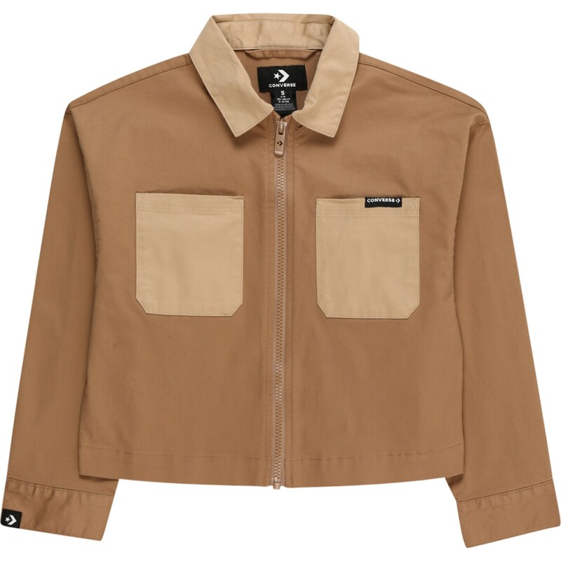 CONVERSE Prechodná bunda hnedá / svetlohnedá 54318648