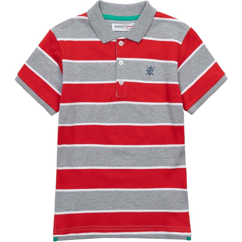 MINOTI Tričko tmavomodrá / sivá / červená / biela 54324236