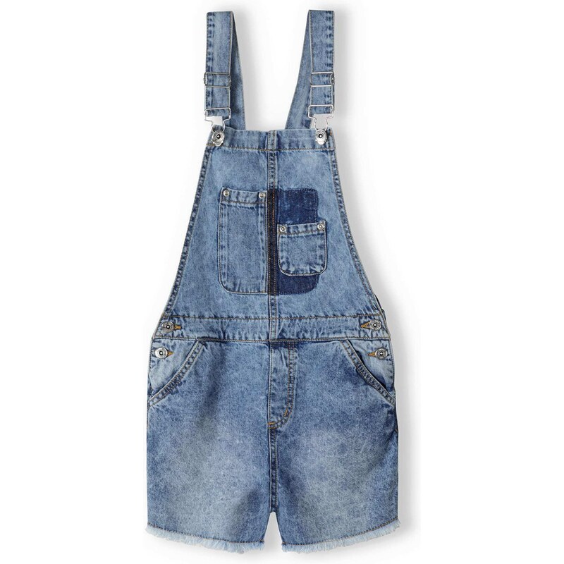 MINOTI Nohavice na traky modrá denim / tmavomodrá 54324344