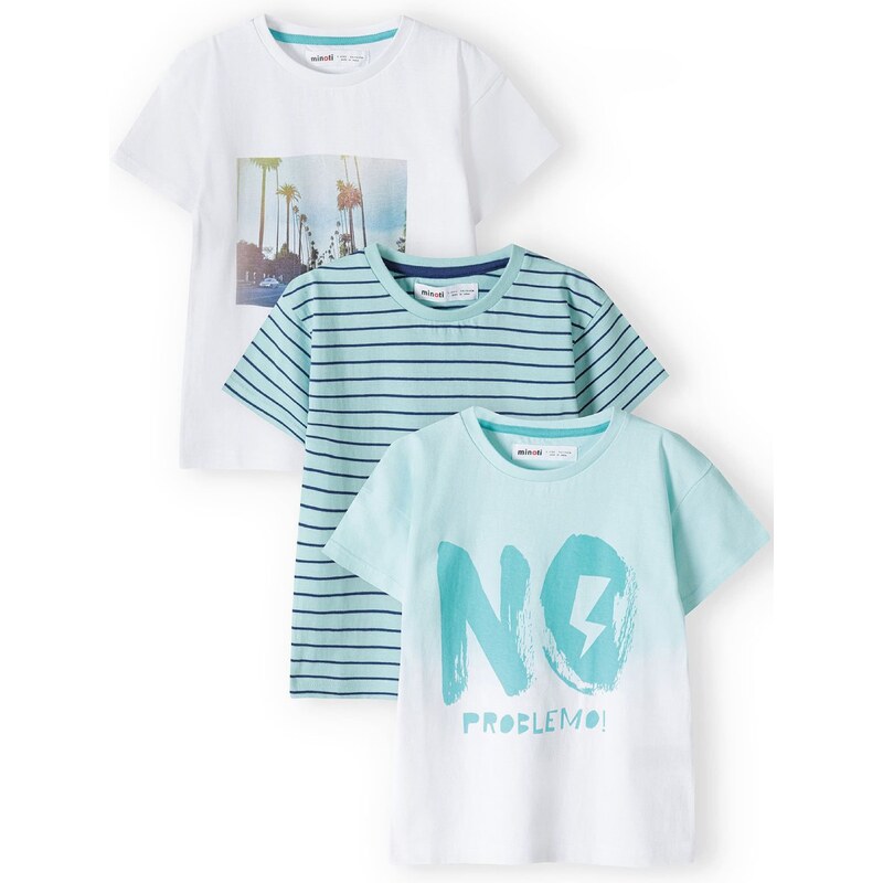 MINOTI Tričko mätová / biela 54324277