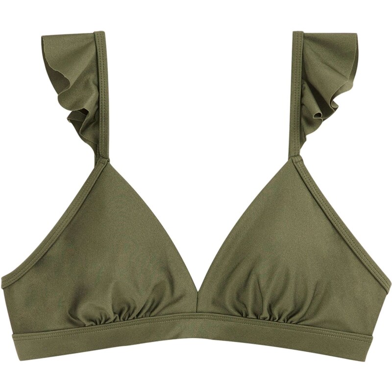 WE Fashion Bikinový top kaki 54450754