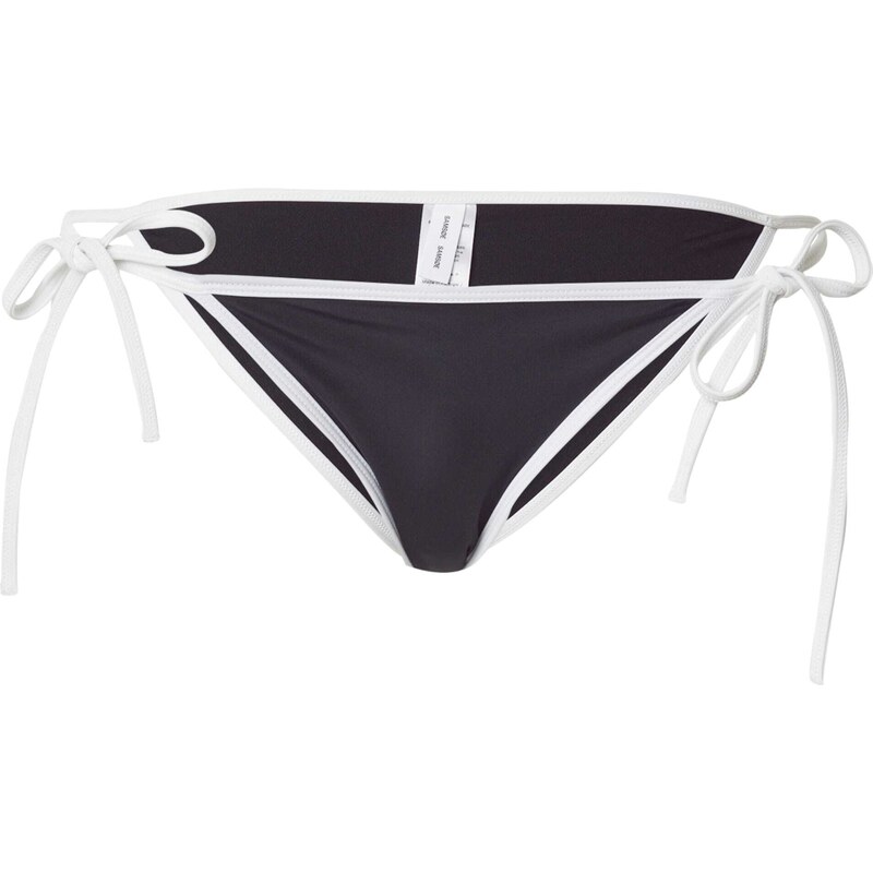 Samsøe Samsøe Bikinové nohavičky Leah čierna / biela 53382805