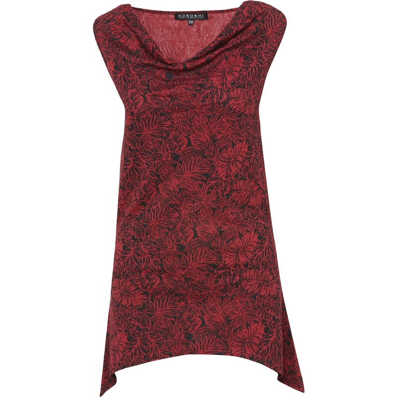 KOROSHI Top bordová / čierna 54326804