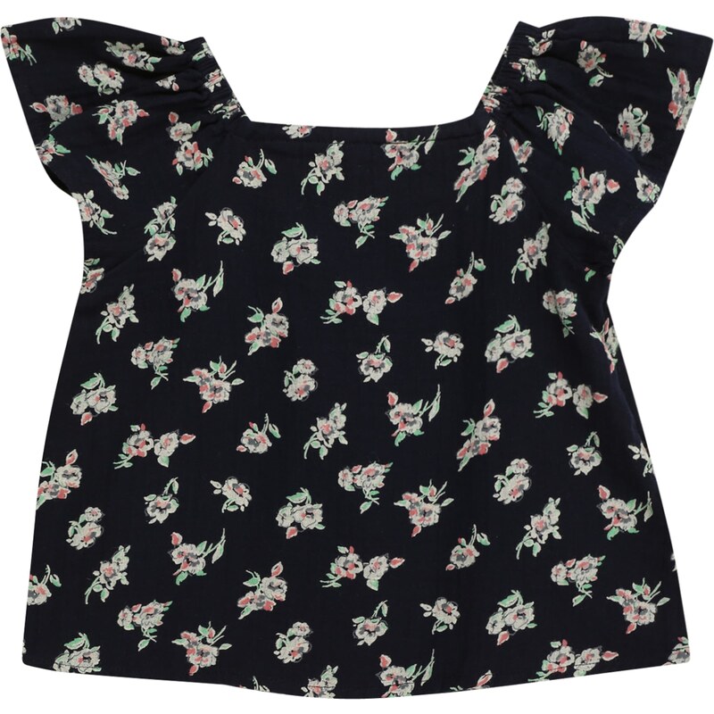 GAP Blúzka GAUZE tmavomodrá / svetlozelená / staroružová / biela 54329297