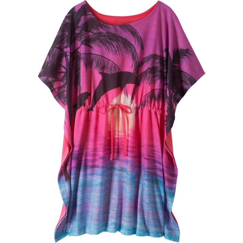 bonprix Dievčenské tunikové šaty, farba ružová 44732269