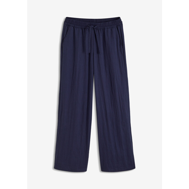 bonprix Nohavice so šnúrkou, farba modrá 50747984