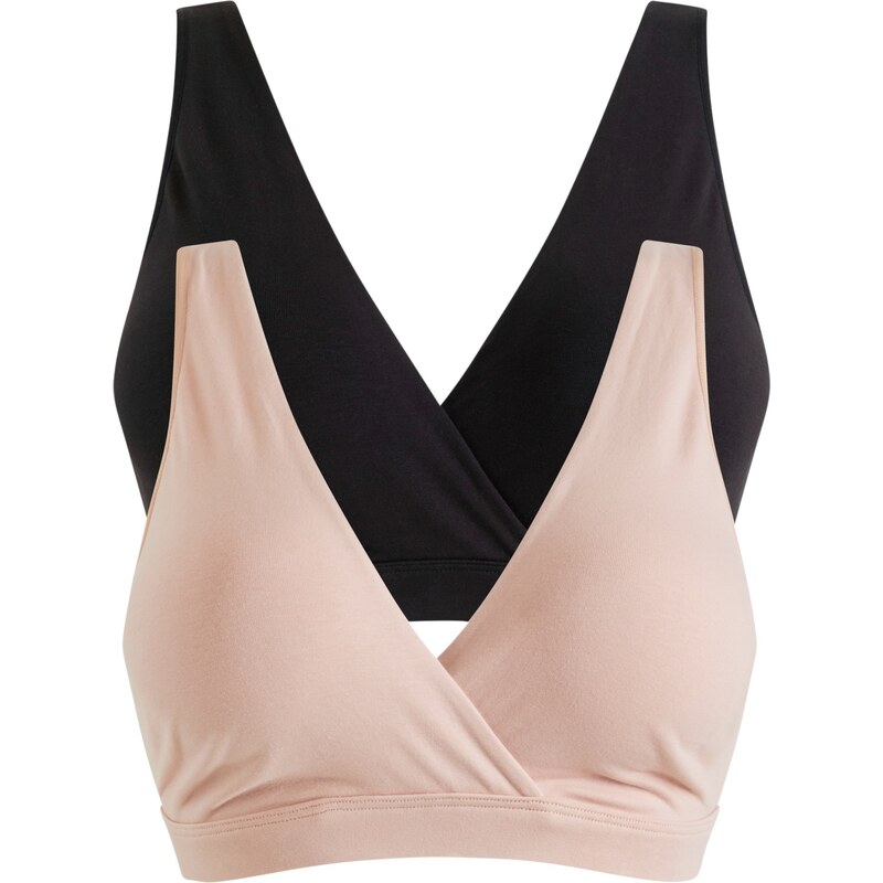 bonprix Materská podprsenka bez kostíc, s bio bavlnou (2 ks), farba 50748010