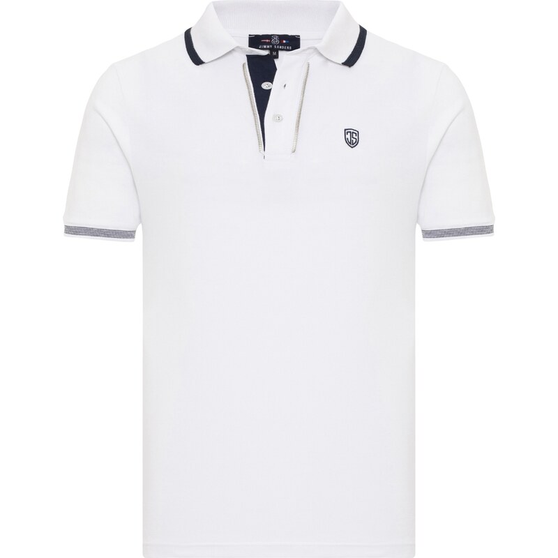 Jimmy Sanders Tričko námornícka modrá / biela 54283661