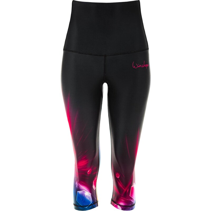Winshape Športové nohavice HWL202 modrá / ružová / čierna / biela 54328926